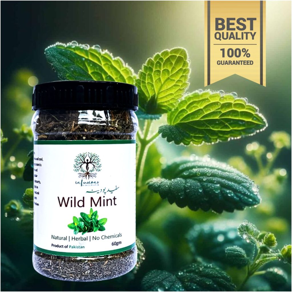 Wild Mint Tea (Safed Pudina) - Natural & Dried