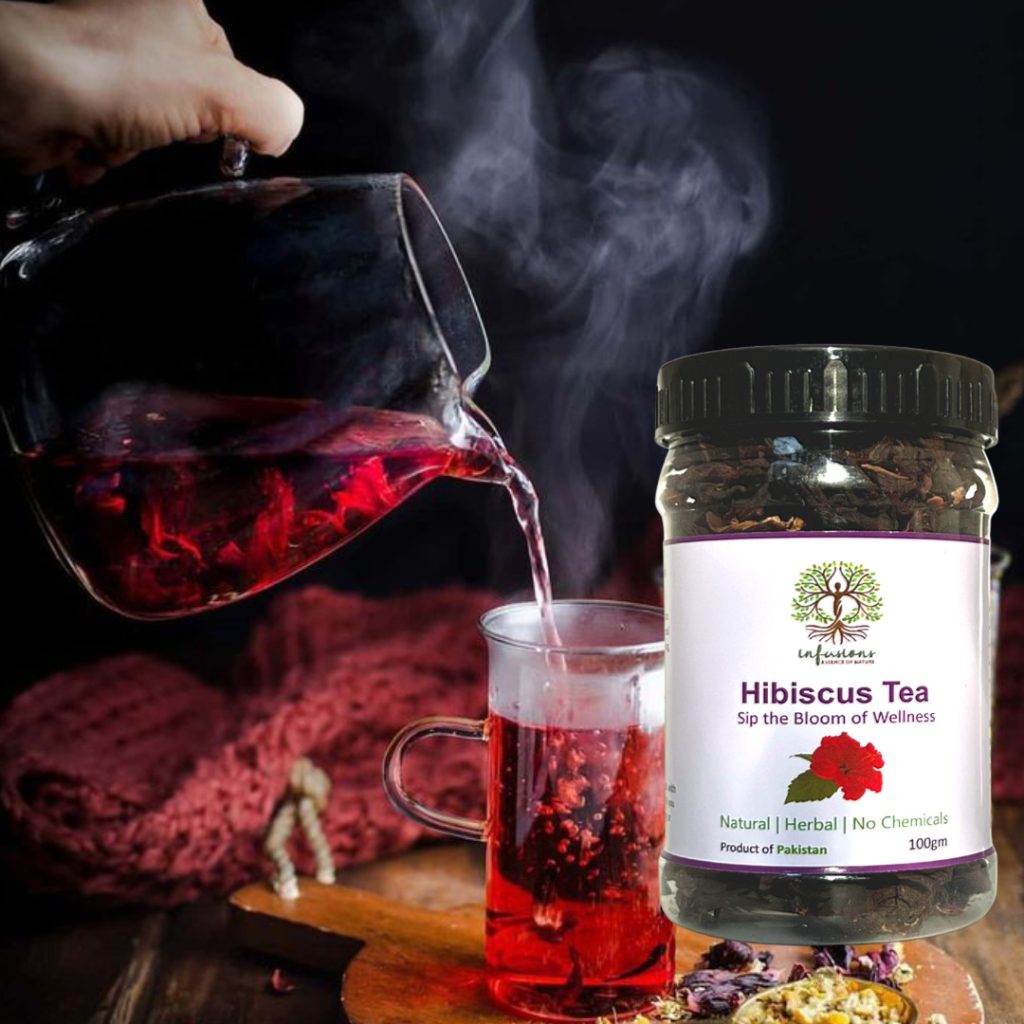 Hibiscus Tea (Gudhal) – Natural & Caffeine Free